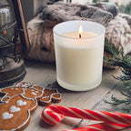 10 OZ Thick Candle Jars for Making Candles 15 Pcs, Empty Jars with Wood Lids for Candle Making, Sample Container, Frosted White