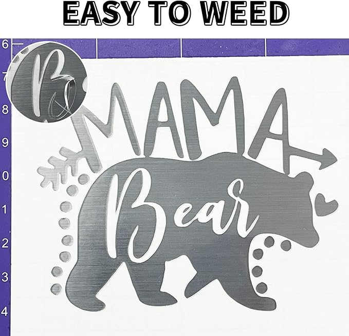 Lya Vinyl Metallic Brushed Silver Permanent Vinyl Roll, 12'' x 12FT, for Home Decor, Party Decoration, Mug, Window, Durable, Waterproof, Indoor and Outdoor Use