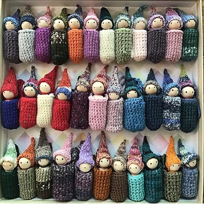 Wooden Peg People, 3.5 Inch 60 Pieces, Peg Dolls Unfinished in Standardization Sizes, Perfect for DIY Art and Craft, Painting, Dollhouse Design, Table Setting