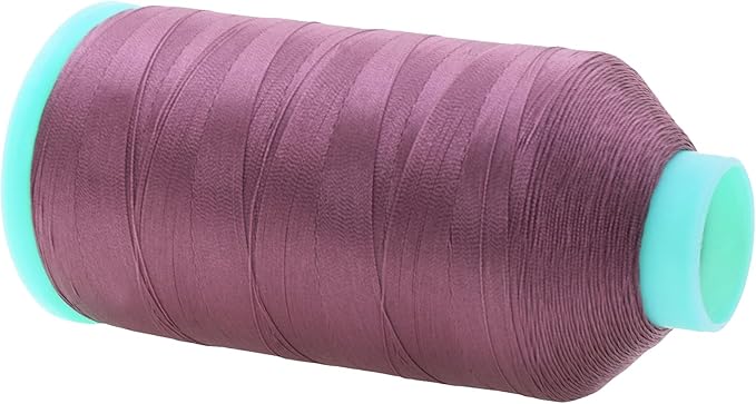 Mandala Crafts Nylon Thread Mauve Heavy Duty - 2843 YDs Size 46 210D T45 Tex 45 for Leather Jeans Weaving Outdoor Marine Upholstery