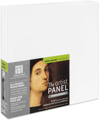 Ampersand Art Supply Wood Gesso Artist Painting Panel Primed Smooth, 6" x 6", 7/8" Cradled Profile
