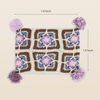 Noocro Crochet Kit Granny Square Tissue Holder, Complete DIY Kit with Detailed Instructions, Video Tutorials, for Beginners or Intermediate and Advanced Crocheters