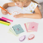 156 Sheets Textured Paper and Mesh Fabric Kit，6 Pack Scrap Book Paper with 5 Buttons for Scrapbook Embellishments,Mixed