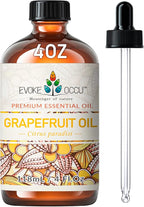 EVOKE OCCU 100% Pure Grapefruit Essential Oil for Diffuser, Aromatherapy, Skin - 4 Fl Oz