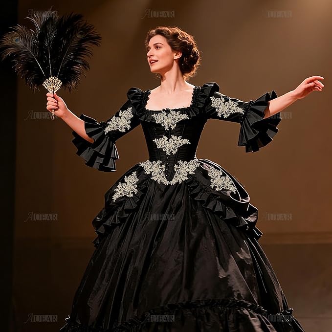 AUEAR, 2 Pack Champagne Gold Flower Lace Applique Patches Sew on Appliques for Wedding Home Decoration