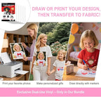 The All-in-One Accessories and Supplies Bundle for Xtra-103Pcs Starter Kit with Weeding Tools, HTVs, Permanent Vinyl, Transfer Paper, LED Light Pad, Paper Cutter for Crafting Projects