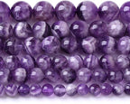 Natural Purple Dream Lace Amethysts Beads Crystal Round Loose Beads for Jewelry Making 6mm 60PCS 1 Strand 15" (Purple Dream Lace Amethysts, 6mm)