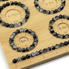 Petoysoso Bead Boards for Jewelry Making, Bamboo Beading Board for Jewelry Bracelet Making, Bracelet Bead Board, Bracelet Bead Board for Bracelet, Jewelry Making Supplies,Bracelet Tray 5"- 8"