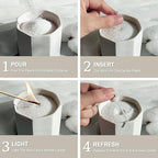 Pearled Candle Cotton Wicks 200-Pack for Sand Candles Making - 2Inch Metal-Free and Lead-Free Refill Sand Wax Wick for Candle Making DIY (White)