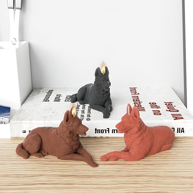 3D Dog Soap & Candle Mold - Silicone 3D Molds for Candy & Home Decor - Resin Casting & Making Molds