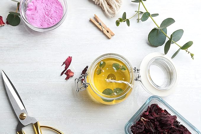 American Soy Organics Microwavable Soy Wax Beads for Candle Making – Premium Soy Candle Kit-10 pounds Freedom Soy Beads-4 Centering Devices- 20 Wick stickers-20 6-inch pre-Waxed Wicks