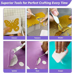 Cutaswish The Essential Bundle for Makers and All Explore Air-The All-in-One Accessories Kit with HTV Vinyl, Adhesive Vinyl, Transfer Tape, True Control Knife, Cutting Mat for Projects