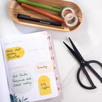 DiverseBee Transparent Sticky Notes (Includes Quick Dry Pen), Cute Clear Sticky Tabs, Translucent Page Flags Book Markers Stickers, Planner Accessories Bible Journaling Study Office Supplies (Matera)