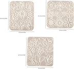 3 Pack Leaf/Flower/Tulip Pendant Earring Nacklace Resin Mold - Resin Casting Silicone Molds for Home Decor & Candle Making Wave Spiral Mold