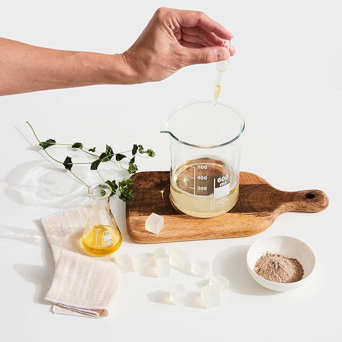 2Lb Clear Glycerin Soap Base - Melt and Pour Soap Making Supplies - Glicerina para Hacer Jabones - Organic Without SLS/SLES, All Natural - Perfect for DIY Projects