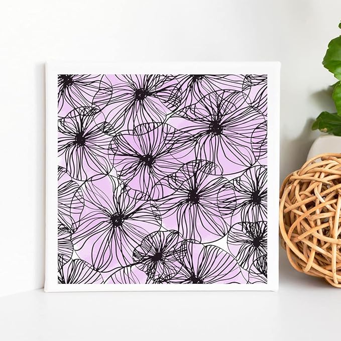 Flowers Background Clear Stamps for Card Making Scrapbooking Crafting DIY Decorations, Flowers Transparent Silicone Seal Rubber Clear Stamps for Embossing Album Crafts