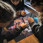 Polia ASMR Glitter Scratch Art Set (Satisfying) 5-Pack Canvas (4 Animals, 1 Freestyle, 1 Toolkit) - Art Supplies, Tools & Repair Pen - Large 16x11 inches - Relaxing Etch Sound Art Kit