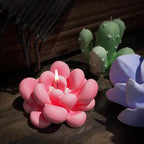 34 Pack Flower Succulent Candle Mold Resin Casting Silicone Molds for Home Decor & Candle Making Wave Spiral Mold