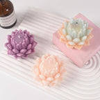 Lotus Flower Mold Lotus Flower Resin Mold - Resin Casting Silicone Molds for Home Decor & Candle Making Wave Spiral Mold