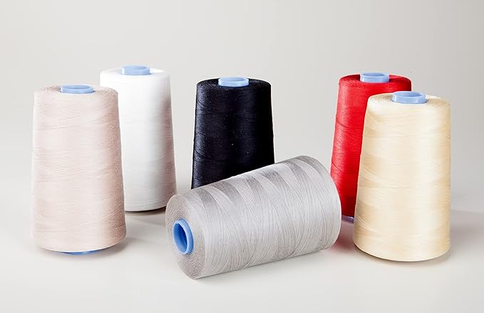 Connecting Threads Essential Cotton Thread 5000 Yard Cone Set of 2 (White)