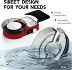 Pottery Wheel for Kids and Beginners - Complete Pottery Set with 6" Turntable with Two-Way Rotation, 2.2lb Clay, Art Supplies Sculpting Tools, Craft Gifts for Teens Kids Adults (Red)