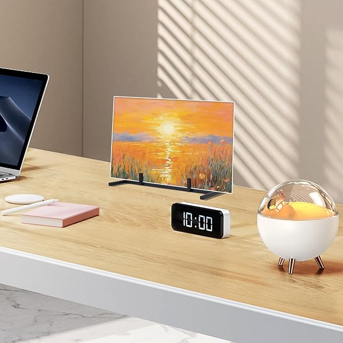 5 Pcs Metal Display Stand，Glass Stands For Display，Art Stands Suitable For Colored Ceramic Tiles, Glass Art Creation, Photo, Plaques, And Collectibles，Used For Home, Office, Or Trade Shows（Black）