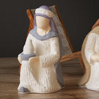 Nativity Scene Molds - Jesus, Maria, Angel & Nativity Designs - Resin Casting & Silicone Molds for Candle Making & Home Decor Wave Candle Mold