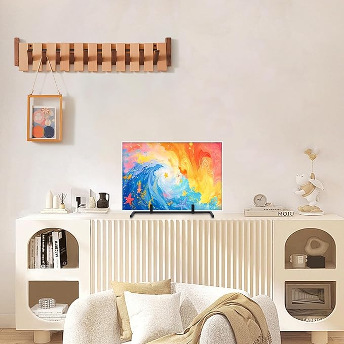 5 Pcs Metal Display Stand，Glass Stands For Display，Art Stands Suitable For Colored Ceramic Tiles, Glass Art Creation, Photo, Plaques, And Collectibles，Used For Home, Office, Or Trade Shows（Black）