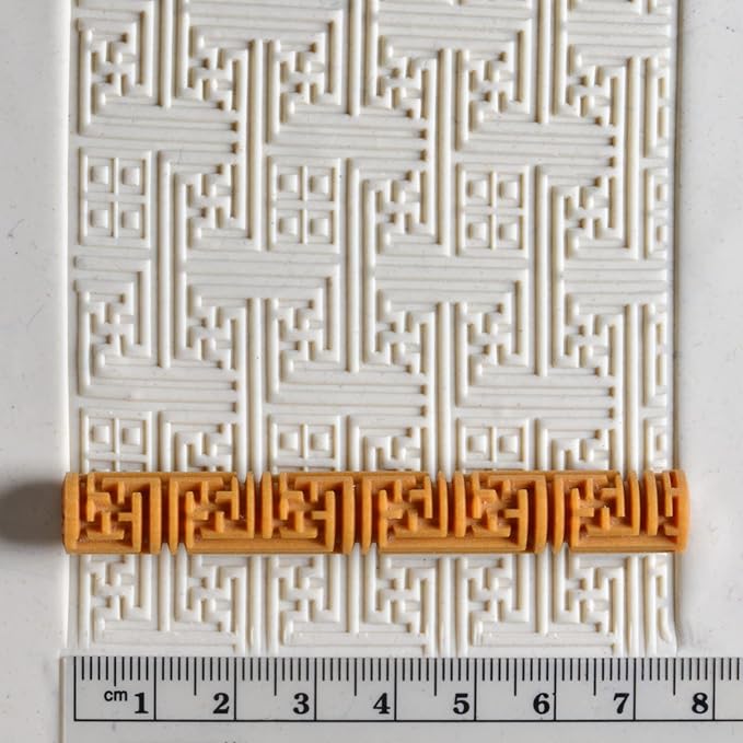 MKM Pottery Tools Wood Twig Rollers for Clay (TW-35 Cobblestone)