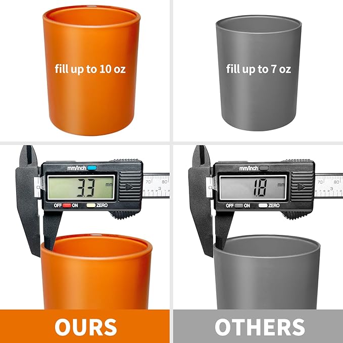 12 Pack Glass Candle Jars-10oz Fall Empty Candle Jars with Bamboo Lids and Sticky Labels, Bulk Candle Jars for Making Candles Containers - Dishwasher Safe