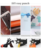 Leather Hole Punch,Belt Hole Puncher for Leather, Revolving Punch Plier Kit for Watches, Handbags, Punch Tool for Belts Diameter : 4.5/4 /3.5/3/2.5/2mm.