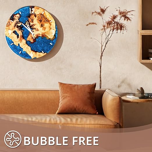 LET'S RESIN EPOXY RESIN 1 Gallon High Viscosity Resin for Table Top,2 Part Epoxy for Tumblers,Crystal Clear Thick Resin Kit with High Gloss Finish for Countertop,River Table