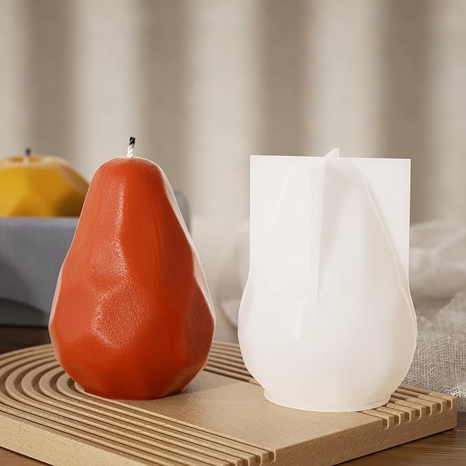 2 Pack Plant Round Jewelry Silicone Wave Spiral Candle Mold - Silicone Resin Casting Molds for Candle & Resin & Soap Craft Supplies