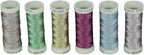 Simthread 6 Colors 3-Ply Metallic Shuttle Tatting Yarn 50 Meters Each for Shuttle Tatting Jewellery lacemaking #2