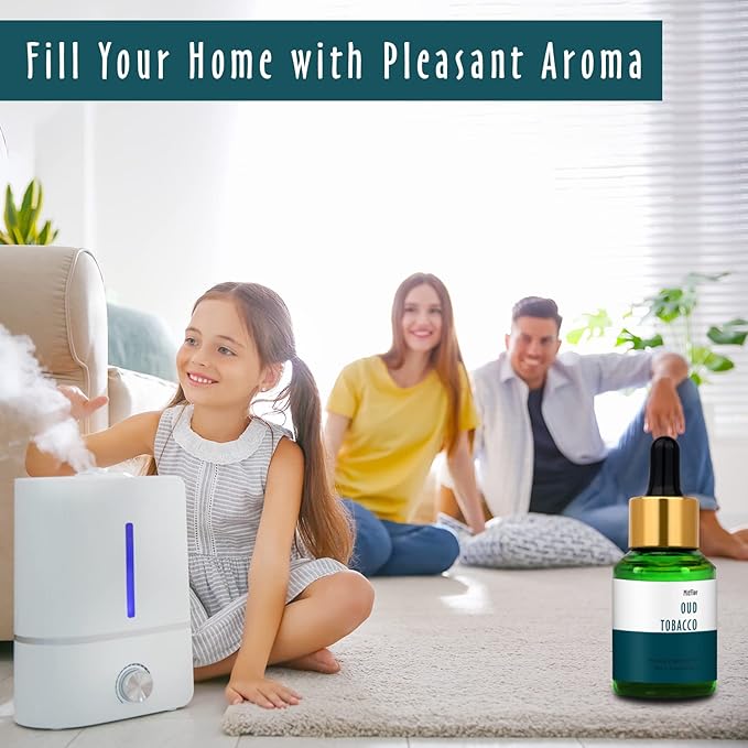 Oud Tobacco Fragrance Oil, MitFlor Single Scented Oil, Large Size Premium Grade Fragrance Oil for Soap & Candle Making, Aromatherapy Oil, Men & Woody Scent for Home Fragrance, 30ml