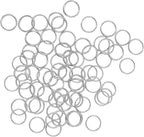 Mandala Crafts 12mm Stainless Steel Lobster Clasps for Jewelry Making - 100 PCs SS Lobster Claw Clasps with Jump Rings Jewelry Findings Kit for Necklaces Bracelets Charms Fasteners