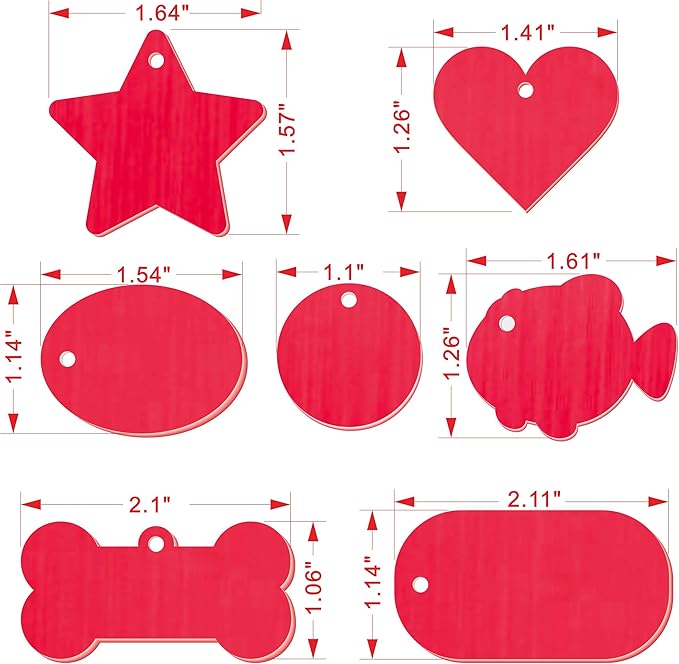 CB09 for Silhouette Cameo Engraving Tip & Cuttering Holder Tool, 2 Vinyl Fabric Cutting Blade and 7 Lovely Blank Tags, For Use in Silhouette Cameo 1 2 3 4/Portrait/Curio/Graphtec 6000/ Plotter