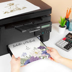 100 Sheets White Cardstock 8.5 X 11 Inches, 92lb/250gsm Heavy Weight Printer Thick Card Stock Paper, Construction Paper for Crafts and DIY Cards Making UAP24WH100