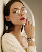 ClaBead 6300 Pcs Clay Beads Bracelet Making Kit for Adults, 24 Colors 6mm Clay Beads for Bracelets Making, Jewelry Making Kits with Letter Beads for Girls 13-15, Friendship Bracelet Kit for Women