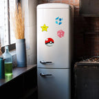 AUREUO Magnetic Mini Canvas Boards for Painting - 3 Inch 12 Pack Square, Hexagon, Circle, Star, Heart & Flower Shape Craft Art Gift, Tiny Painting Canvas Panel for Acrylic Paint & Markers