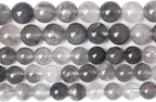 4MM 86PCS Natural Stone Cloudy Quartz Crystal Beads for Jewelry Making DIY Bracelet 1 Strand
