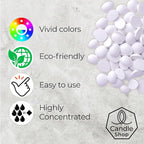 White Candle Dye 2oz for Soy Candle Making – Highly Concentrated Candle Wax Dyes – Candle Shop Premium Color Dye Chips for Soy Wax, Beeswax, Paraffin