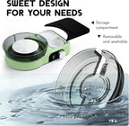 Pottery Wheel for Adults - Complete Pottery Tools Kit for Beginners, 6" Turntable Two-Way Rotation Adjustable Speed, 2.2 lbs. Air Dry Clay, Mini Clay Making Pottery Wheel with Storage Design (Green)