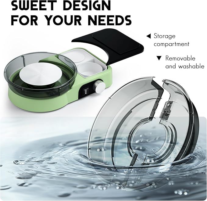 Pottery Wheel for Adults - Complete Pottery Tools Kit for Beginners, 6" Turntable Two-Way Rotation Adjustable Speed, 2.2 lbs. Air Dry Clay, Mini Clay Making Pottery Wheel with Storage Design (Green)