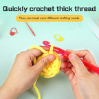 10 mm Crochet Hook, Large Crochet Hooks for Chunky Yarn Ergonomic Knitting Needles Crochet Needle for Beginners and Crocheting Yarn (10 mm)