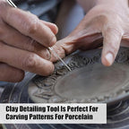 Lainballow 50 pcs Clay Needle Tools, Clay Modeling Tools, 6 in Ceramic Needle Detail Tools, Pottery Sculpture Needle Supplies for Clay Ceramic Pottery Sculpting Texturing Carving