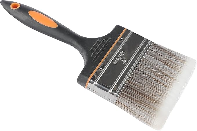 4 Inch Large Artist Flat Paint Brush Wide Wall Art Paint Brush for Gesso, Varnishes, Acrylic Painting, Watercolor, Wood, Wall, Furniture