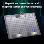 Rechargeable A3 Light Pad With Padded Case For Diamond Painting,Tracing Light Box with Stand/Clip/Magnet,3 Colors and 6 Levels of Brightness light board for Artists,Drawing,Sketching,Animation,Tracing