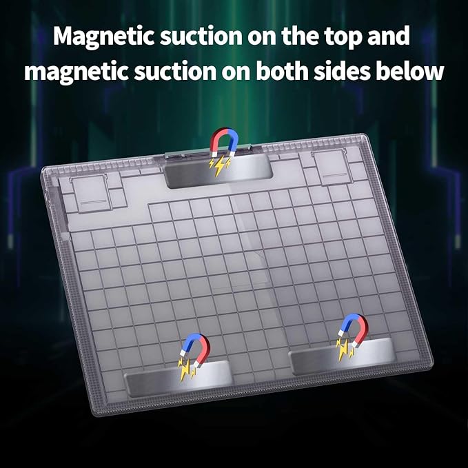 Rechargeable A3 Light Pad With Padded Case For Diamond Painting,Tracing Light Box with Stand/Clip/Magnet,3 Colors and 6 Levels of Brightness light board for Artists,Drawing,Sketching,Animation,Tracing