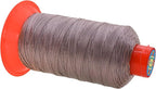 Mandala Crafts Bonded Nylon Thread - Taupe Heavy Duty Sewing Threads - 415 YDs Size 346 210D T350 Tex 350 Thread for Leather Jeans Weaving Outdoor Marine Upholstery